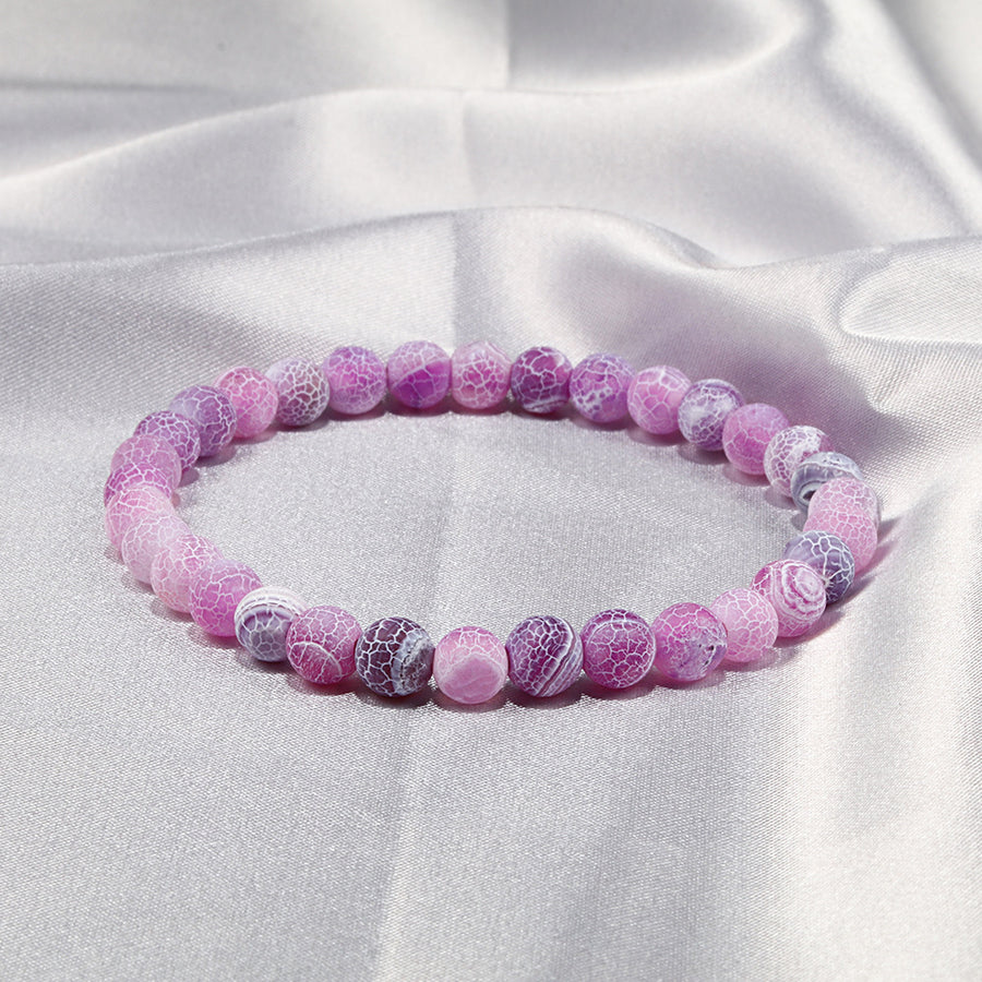 Naturstein Armband – Balance & Energie – Rot