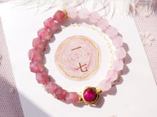 Naturstein Armband – Balance & Energie – Rosa