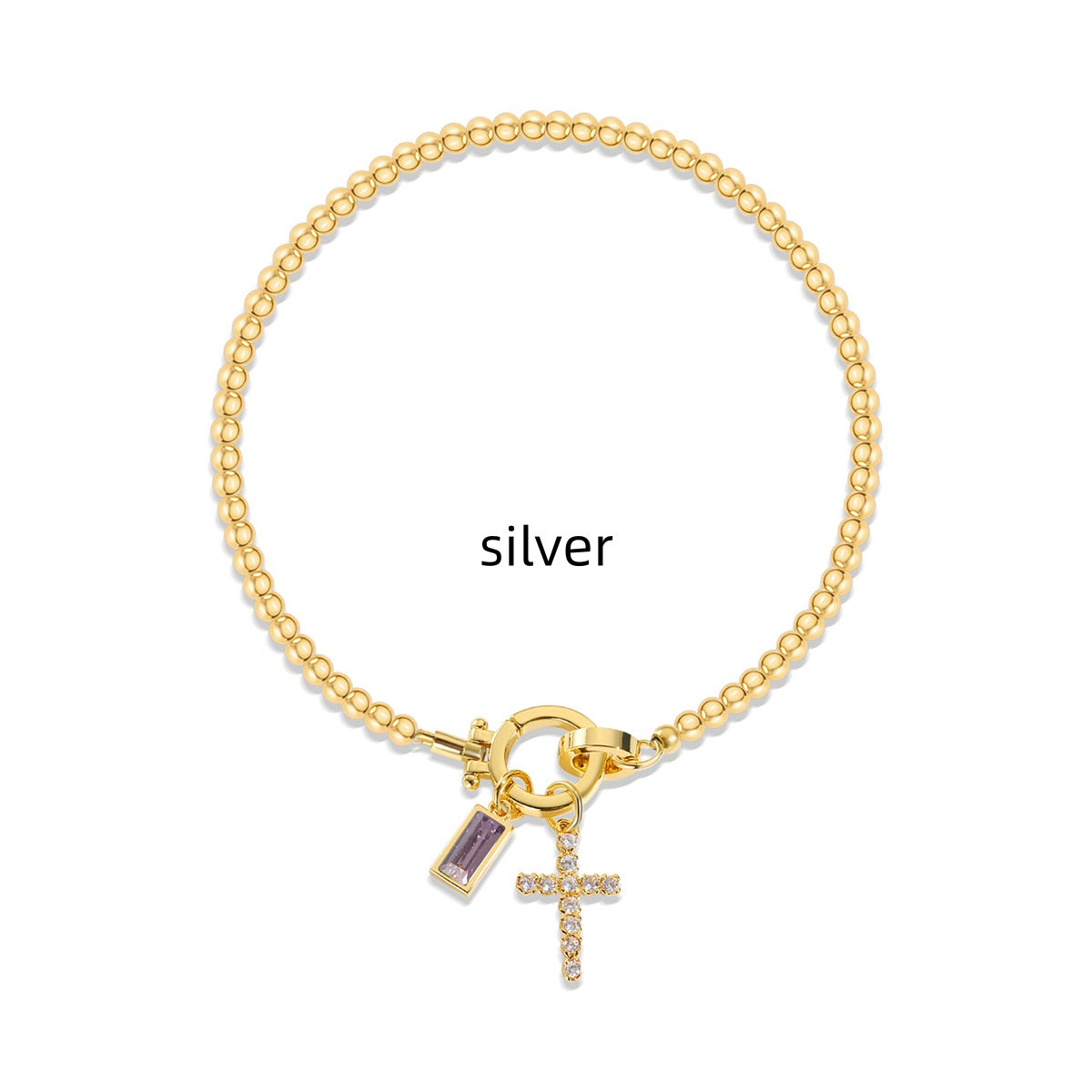 Naturstein Armband – Balance & Erdung – Silber September