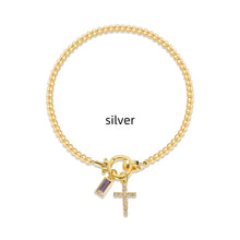 Naturstein Armband – Balance & Erdung – Silber September