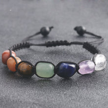 7-Chakra Armband – Balance & Energie – Schwarz 2 Stück