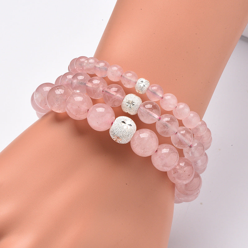 Rosenquarz Armband – Liebe & Harmonie – 8 mm