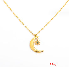 Naturstein Kette – Balance & Erdung – Gold / Juli