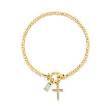 Naturstein Armband – Balance & Erdung – Gold August