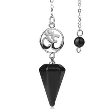 Tigerauge Anhänger – Schutz & Mut – Schwarz Obsidian