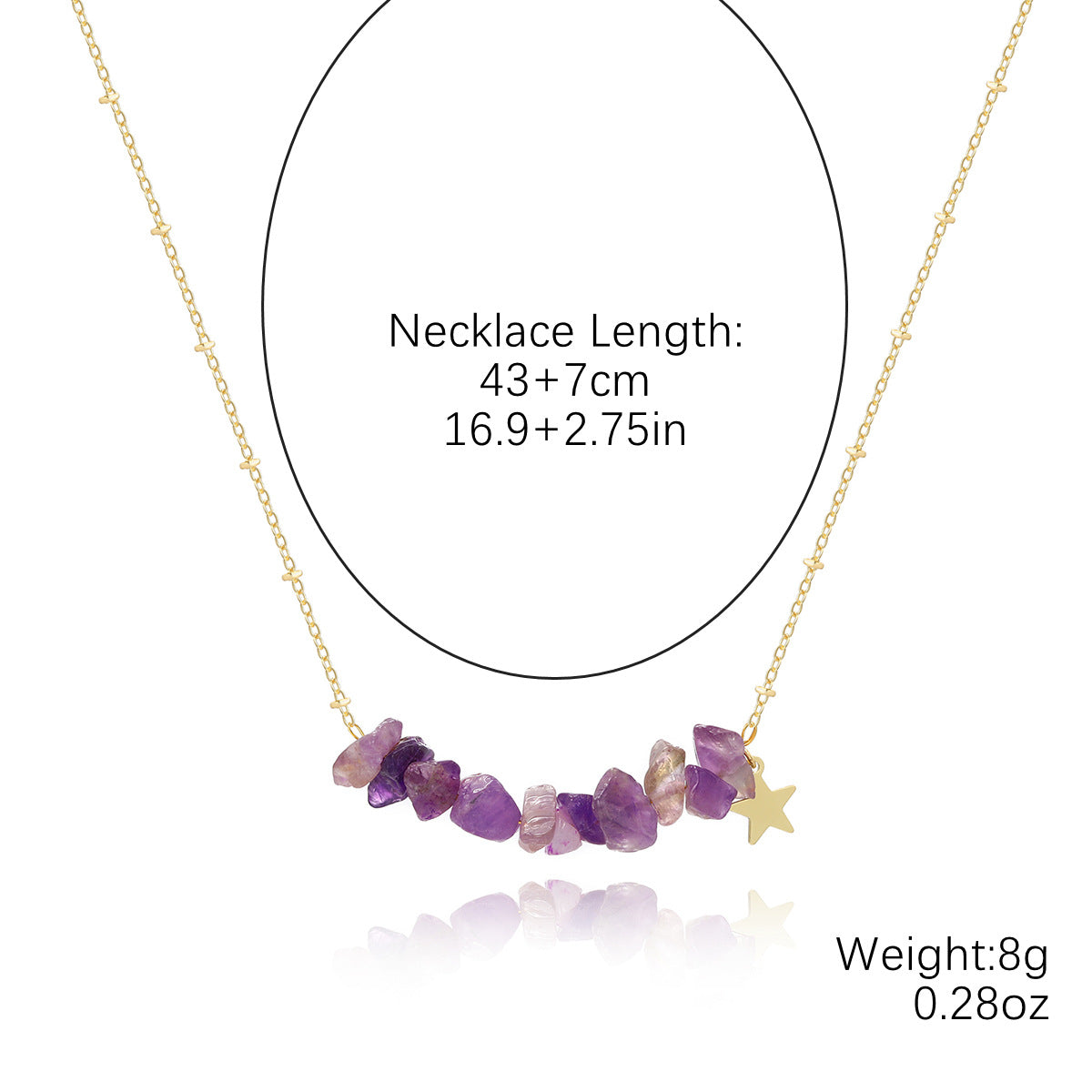 Naturstein Kette – Balance & Erdung – N23033