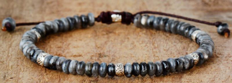 Tigerauge Armband – Schutz & Mut – 4 mm Obsidian