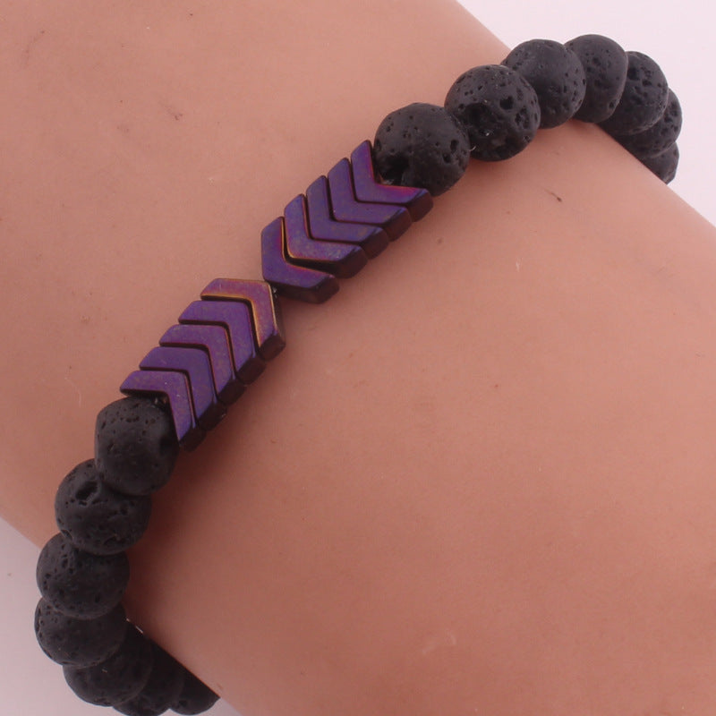 Naturstein Armband – Balance & Erdung – 6 mm Schwarz