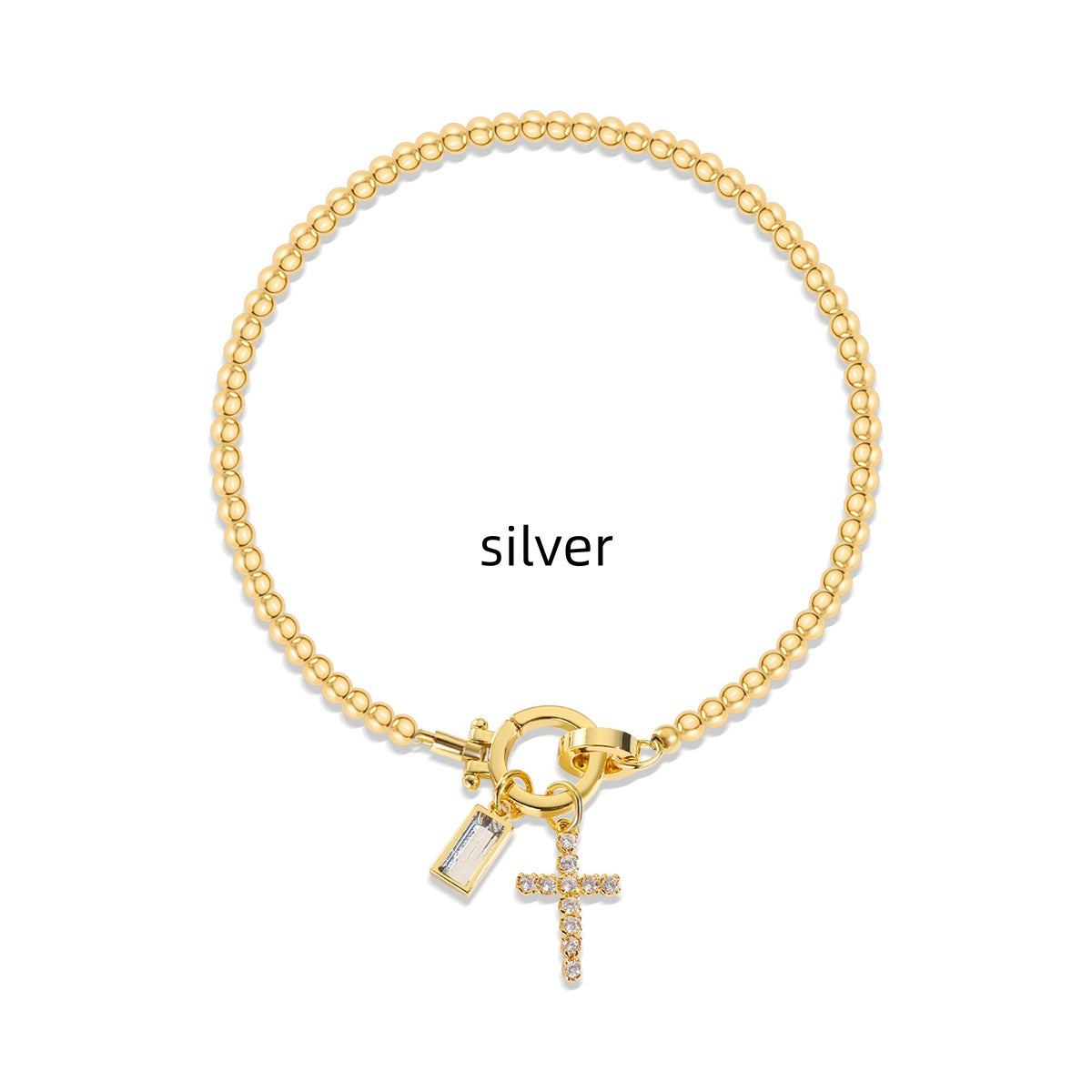 Naturstein Armband – Balance & Erdung – Silber July