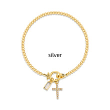 Naturstein Armband – Balance & Erdung – Silber July