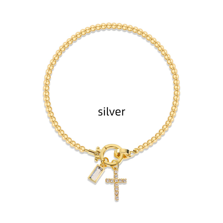 Naturstein Armband – Balance & Erdung – Silber July