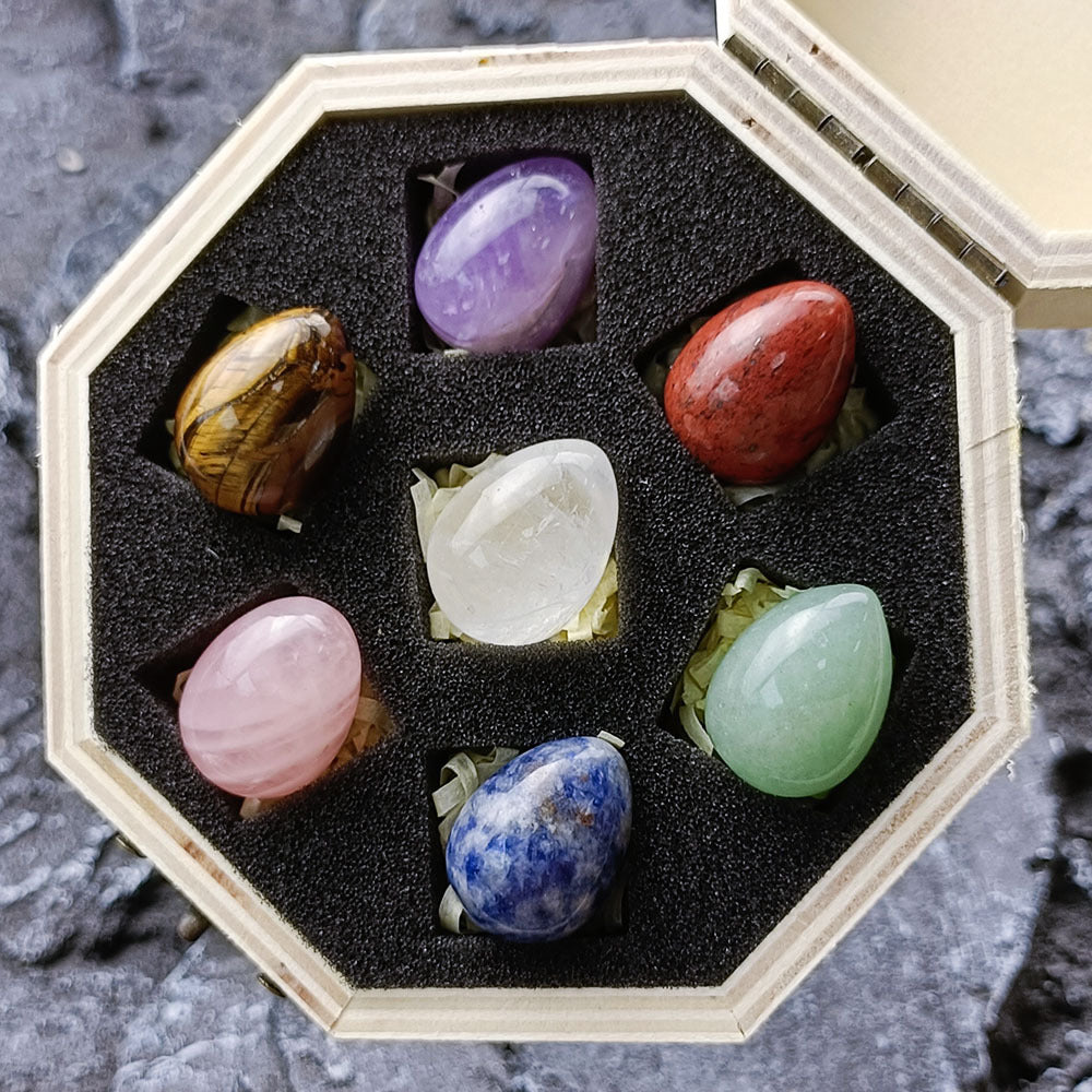 7-Chakra Kristallstück – Glück & Harmonie