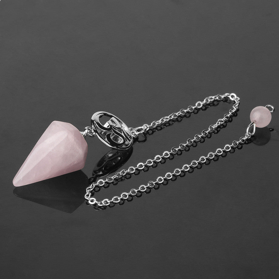 Tigerauge Anhänger – Schutz & Mut – Rosa Quartz