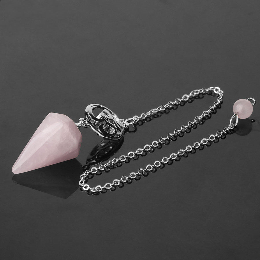 Tigerauge Anhänger – Schutz & Mut – Rosa Quartz
