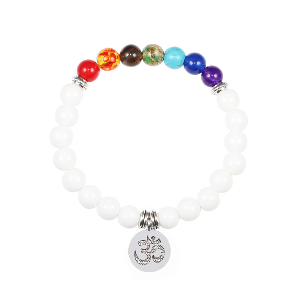 7-Chakra Armband – Schutz & Mut – Hema–xylin