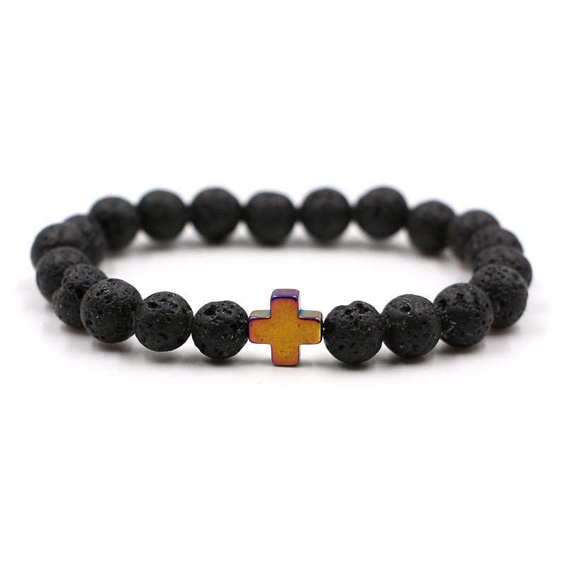 Hämatit Armband – Erdung & Stärke – Türkis
