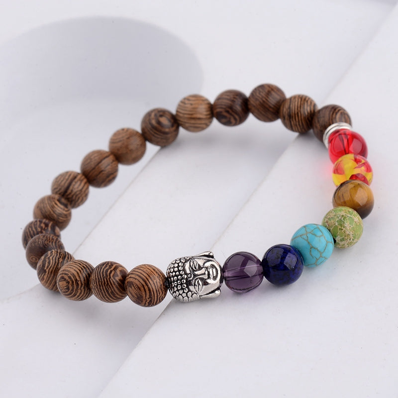 7-Chakra Perlenstrang – Balance & Energie – Style 2