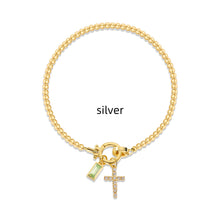Naturstein Armband – Balance & Erdung – Silber June