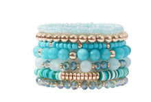 Rosenquarz Armband – Liebe & Harmonie – Blau The Crystal Set