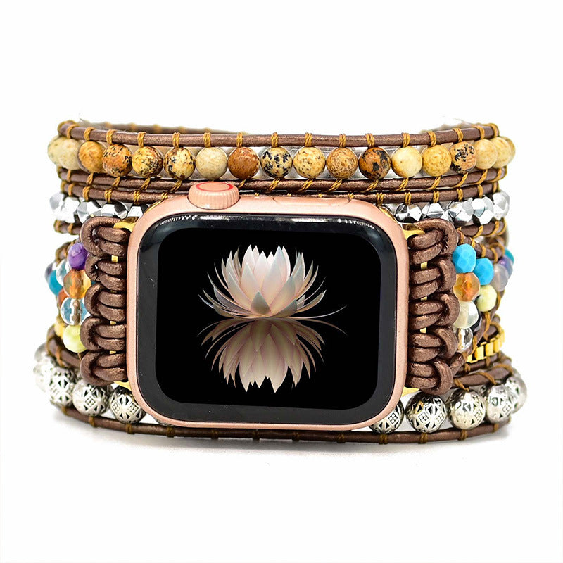 Naturstein Armband – Balance & Erdung – 42–45 mm / Ausführung 2