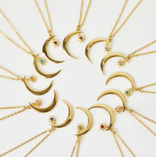Naturstein Kette – Balance & Erdung – Gold / Februar