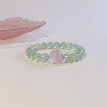 Naturstein Armband – Balance & Energie – Natur Crystal 9 mm / 16 cm
