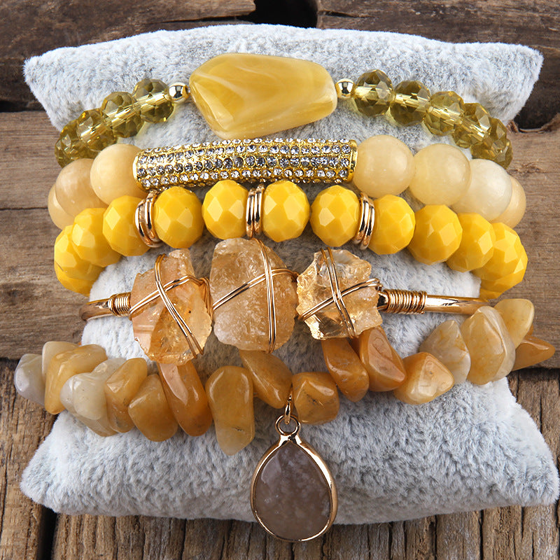 Naturstein Armband – Balance & Erdung – Dunkelblau