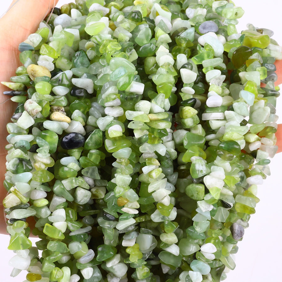 Tigerauge Perlenstrang – Schutz & Mut – Aquamarine / 40 cm