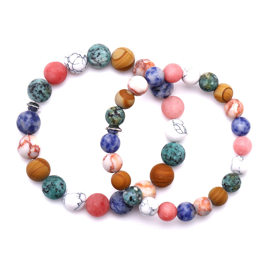 Naturstein Armband – Balance & Erdung – 10 mm