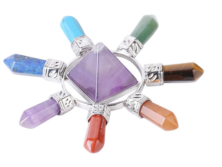 7-Chakra Kristallstück – Balance & Energie