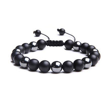 Tigerauge Armband – Schutz & Mut – Matte Schwarz