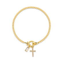 Naturstein Armband – Balance & Erdung – Gold September