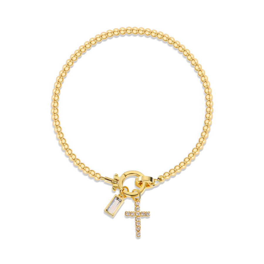 Naturstein Armband – Balance & Erdung – Gold September