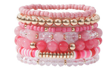Rosenquarz Armband – Liebe & Harmonie – Rosérot The Crystal Set
