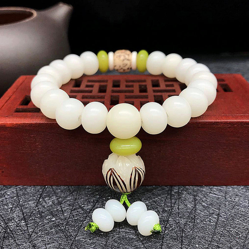 Jade Armband – Glück & Harmonie – Single Circle Style Six