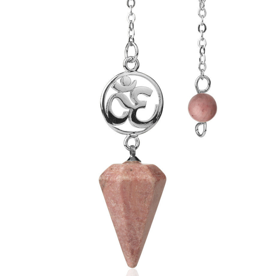 Tigerauge Anhänger – Schutz & Mut – Line Rhodonite