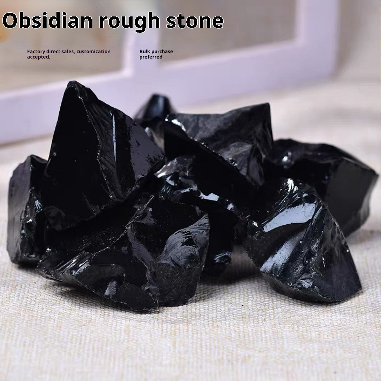 Obsidian Räucherzubehör – Schutz & Erdung – Obsidian / 2 To 3 cm