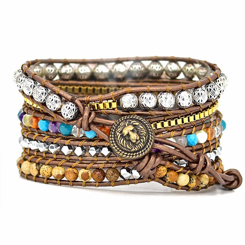 Naturstein Armband – Balance & Erdung – 38–41 mm / Variante L