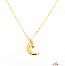 Naturstein Kette – Balance & Erdung – Gold / September