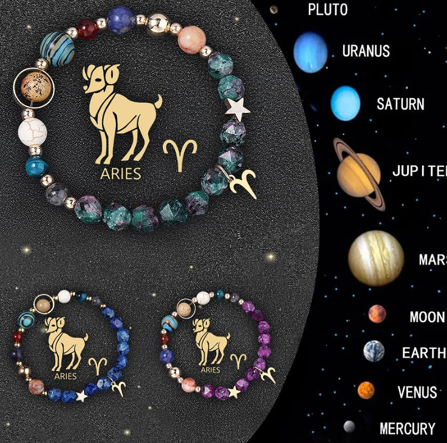 Naturstein Armband – Balance & Erdung – Variante H