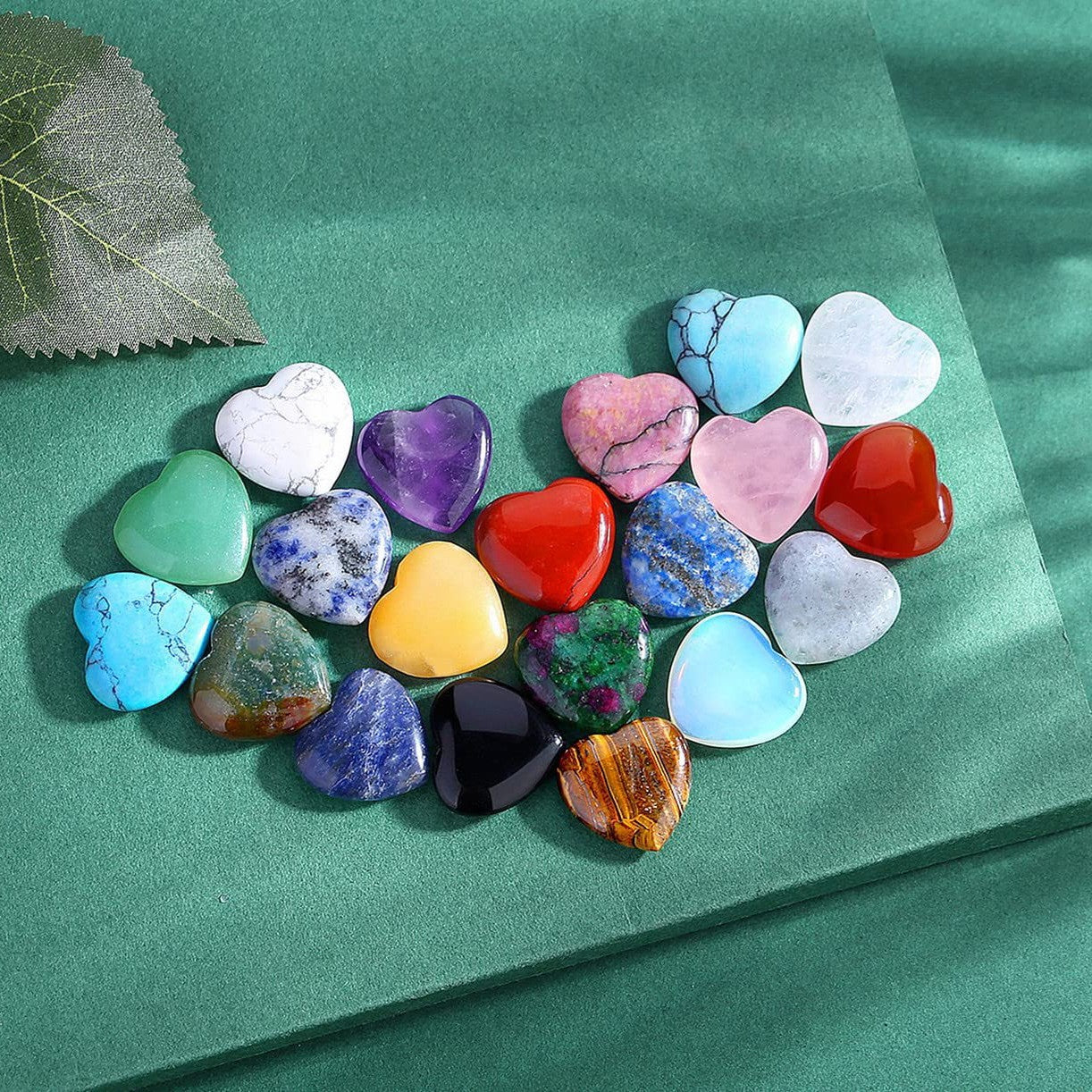 Naturstein Kristallstück – Balance & Erdung – 30 Stück Random Color One Set