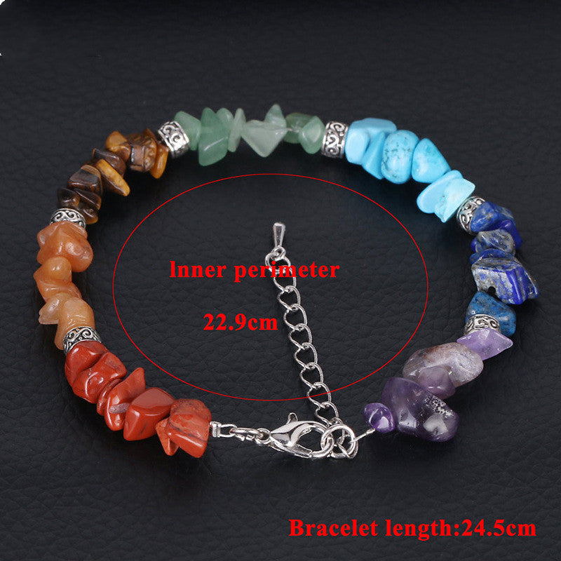 7-Chakra Armband – Balance & Energie – Wie abgebildet 2 Stück