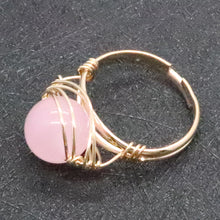 Tigerauge Ring – Schutz & Mut – Rosa crystal