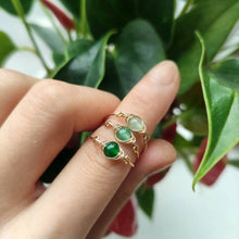 Jade Ring – Glück & Harmonie – Grün / No.5