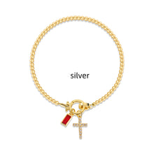 Naturstein Armband – Balance & Erdung – Silber November
