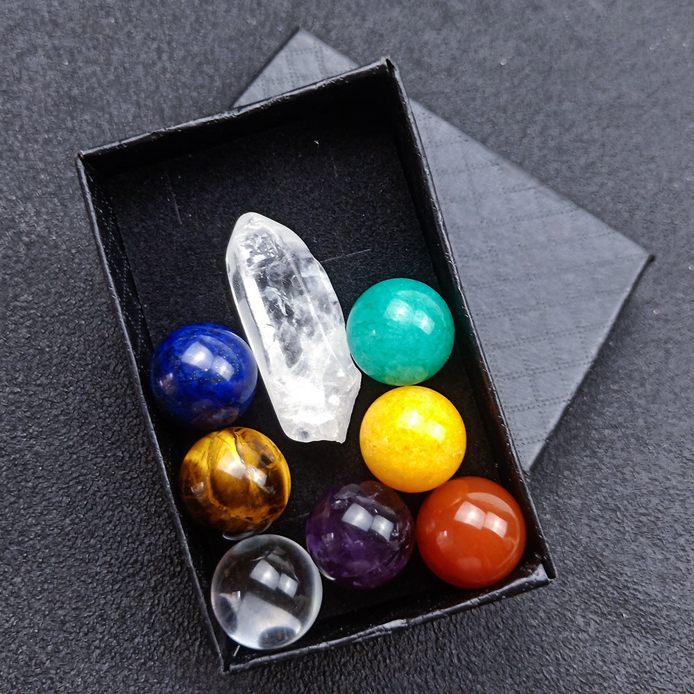 7-Chakra Kristallstück – Balance & Energie