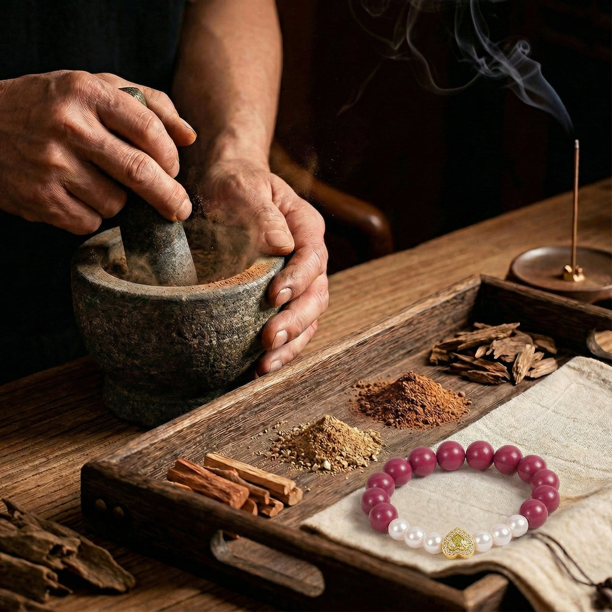 Naturstein Armband – Balance & Erdung