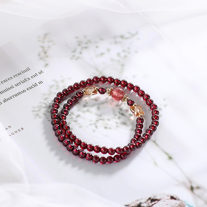 Granat Armband – Kraft & Leidenschaft