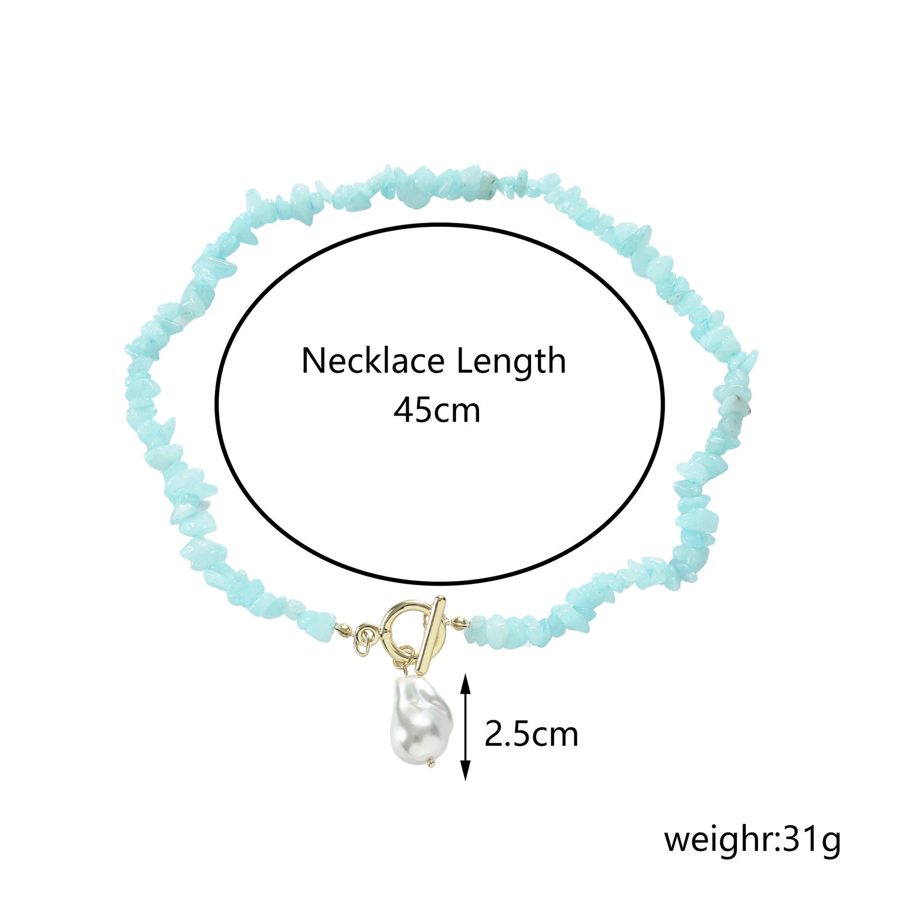 Naturstein Kette – Balance & Erdung – N220610
