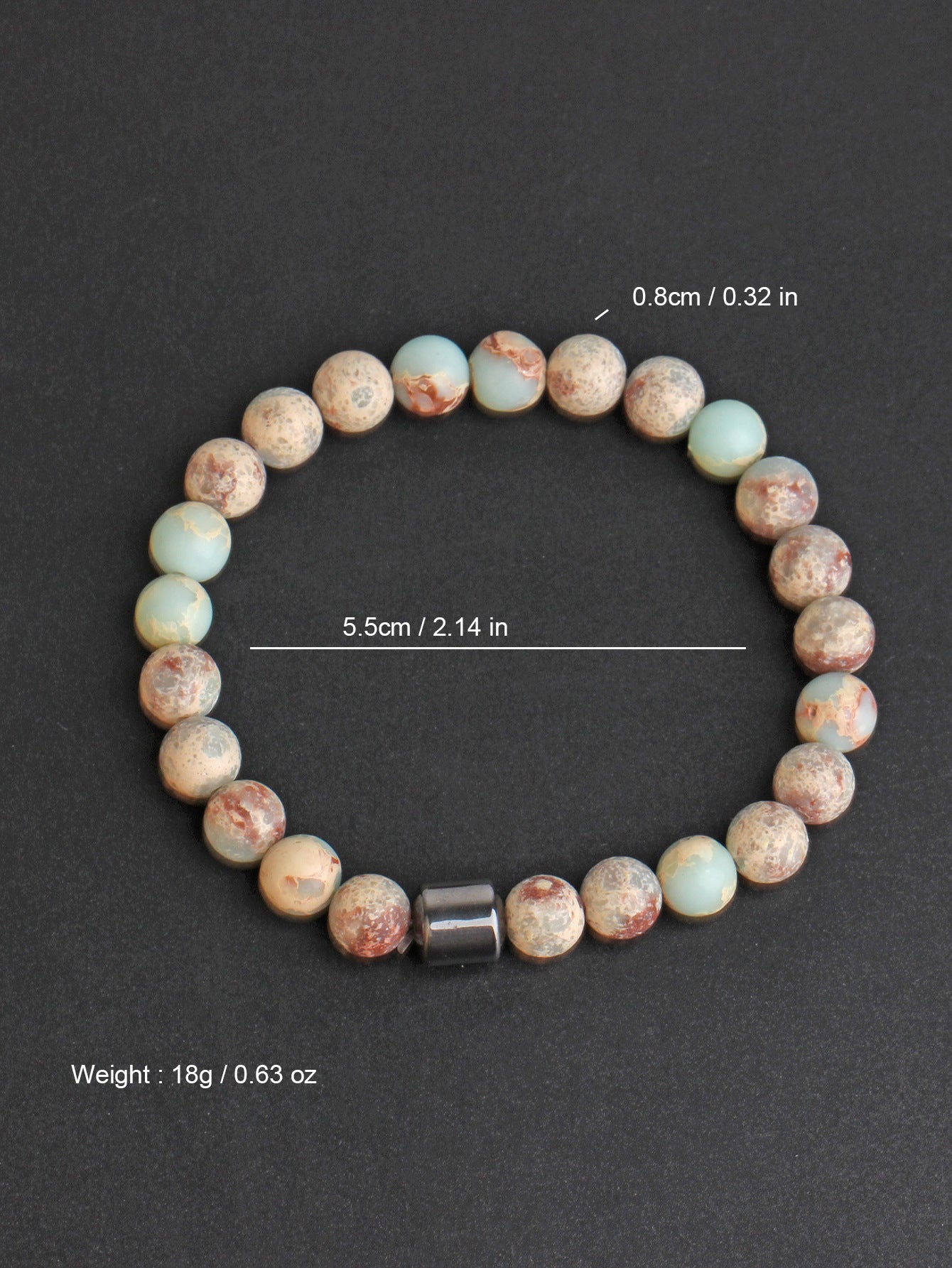 Tigerauge Armband – Schutz & Mut – 6245m Indian Achat